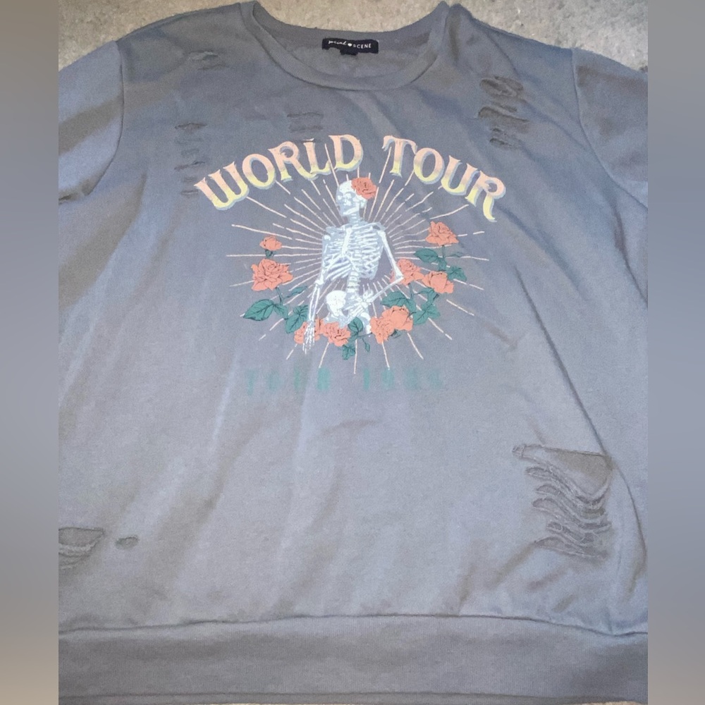 Social Scene Crew neck hoodie
